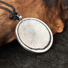 Амулет "Цветок Жизни" с камнем розовый кварц и стразами, 35х41 мм, металлический - фото 24491359