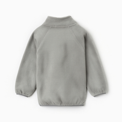 Толстовка на молнии детский KAFTAN, серая, размер 30 (98-104 см)
