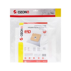 Мешок-пылесборник XXL-12 Ozone синтетические для пылесоса, 12 шт + 2 микрофильтра