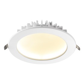 Светильник встраиваемый светодиодный Novotech. Gesso, 20Вт, 50х175х175 мм, цвет белый