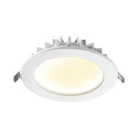 Светильник встраиваемый светодиодный Novotech. Gesso, 12Вт, 50х150х150 мм, цвет белый
