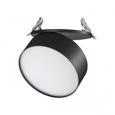 Светильник встраиваемый светодиодный Novotech. Prometa, 24Вт, Led, 95х140х140 мм, цвет чёрный