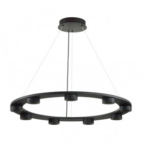 Светильник подвесной Odeon Light. Turman, 75Вт, Led, 1590х800х800 мм, цвет чёрный