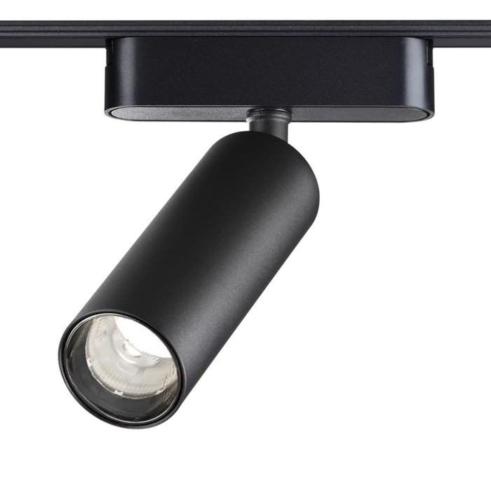 Трековый светильник для низковольтного шинопровода Novotech. Smal, 15Вт, Led, 170х115х45 мм, цвет чёрный - Фото 1