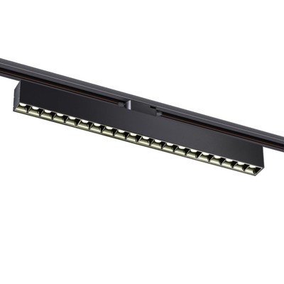 Светильник трековый однофазный трехжильный светодиодный Novotech. Iter, 30Вт, Led, 94х533х36 мм, цвет чёрный