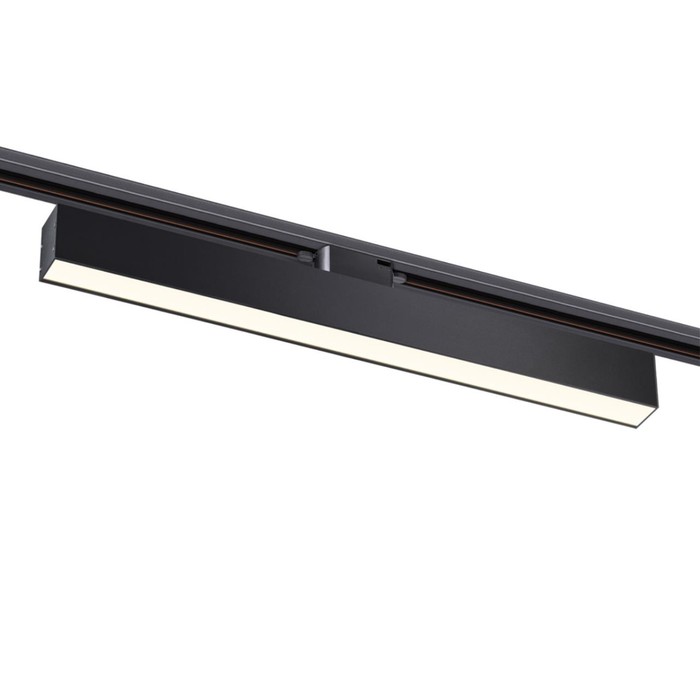 Светильник трековый однофазный трехжильный светодиодный Novotech. Iter, 30Вт, Led, 94х533х36 мм, цвет чёрный - Фото 1