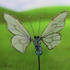 Декор садовый "Бабочка", светящийся в темноте, штекер 52 см, микс цвета - Фото 2