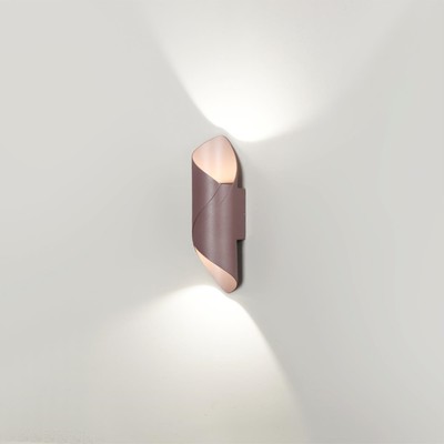 Светильник уличный настенный Odeon Light. Basti, 10Вт, Led, 296х90х85 мм, цвет коричневый