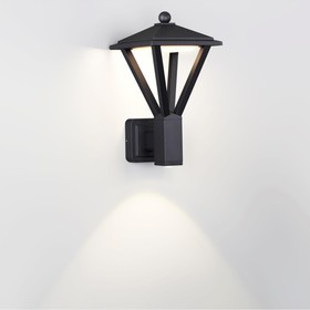 Светильник настенный Odeon Light. Bearitz, 15Вт, Led, 375х200х200 мм, цвет чёрный