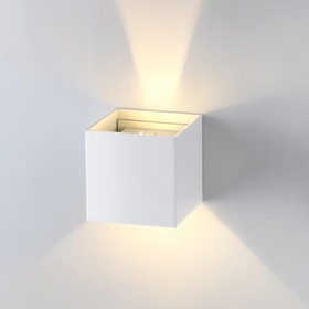 Светильник ландшафтный светодиодный Novotech. Calle, 6Вт, Led, 100х100х100 мм, цвет белый