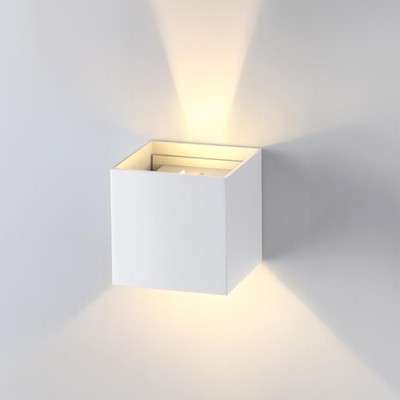 Светильник ландшафтный светодиодный Novotech. Calle, 6Вт, Led, 100х100х100 мм, цвет белый