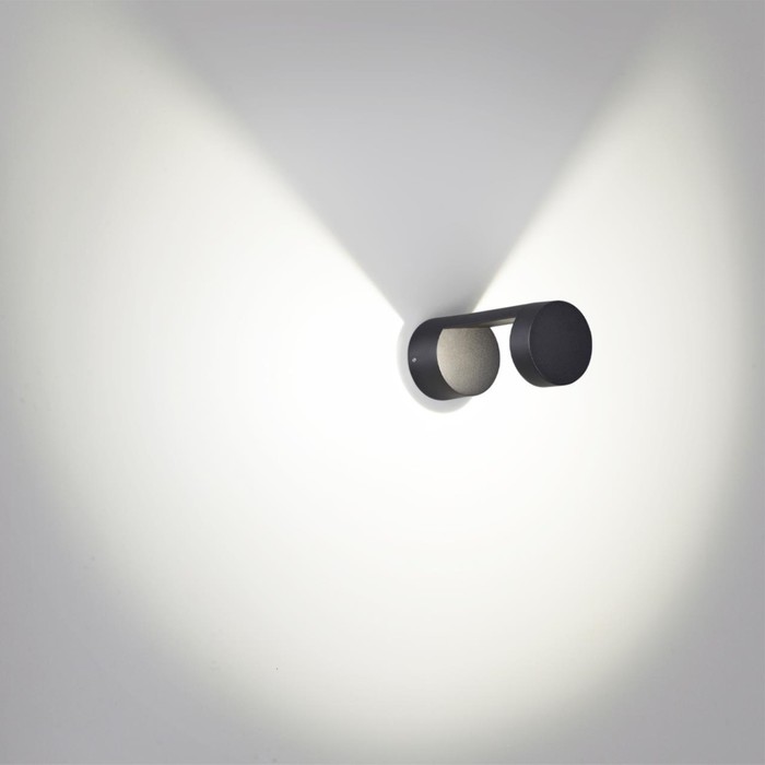 Светильник уличный настенный Odeon Light. Tion, 10Вт, Led, 200х90 мм, цвет чёрный - Фото 1