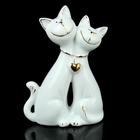 Сувенир керамика "Кошачья любовь" 12,5х9х5,3 см - Фото 1