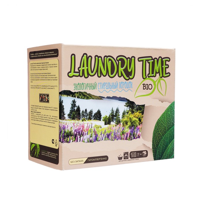 Стиральный порошок LAUNDRY TIME BIO, 1,5 кг