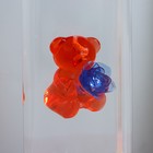 Лава-лампа «Мишка» LED 2 Вт от батареек 3хАА красный 7×7×24 см - Фото 4