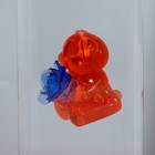 Лава-лампа «Мишка» LED 2 Вт от батареек 3хАА красный 7×7×24 см - Фото 6