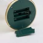 Лава-лампа "Сердце" LED 2Вт от батареек 3хАА золото 12,5х10х20,5 см - фото 24529108