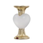 Лава-лампа "Сердце" LED 2Вт от батареек 3хАА золото 12,5х10х20,5 см - фото 24529112