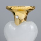 Лава-лампа "Сердце" LED 2Вт от батареек 3хАА золото 12,5х10х20,5 см - фото 24529105