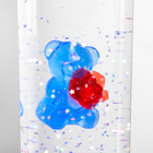 Лава-лампа «Мишка» LED 2 Вт от батареек 3хАА синий 7×7×24 см - Фото 4