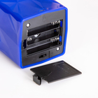 Лава-лампа «Мишка» LED 2 Вт от батареек 3хАА синий 7×7×24 см - Фото 8