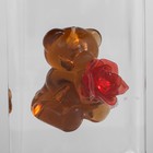 Лава-лампа «Мишка» LED 2 Вт от батареек 3хАА коричневый 7×7×24 см - Фото 5