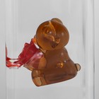 Лава-лампа «Мишка» LED 2 Вт от батареек 3хАА коричневый 7×7×24 см - Фото 6