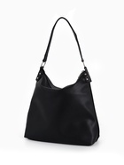 Сумка - мешок женская TEXTURA, на молнии, 32×11×32 см, чёрная - Фото 5