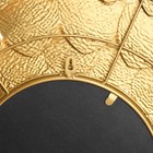 Декор настенный с зеркалом «Цветок. Сахара», панно металл под золото, 78.7×78.7×3.8 см - Фото 7