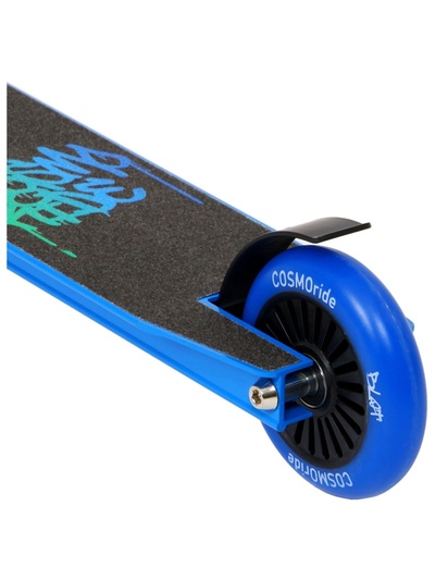 Самокат трюковой COSMORIDE BLOT, колёса PU 100 мм, ABEC 7, цвет синий