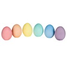 Мелки для рисования «Яйца», 6 цветов - Фото 3