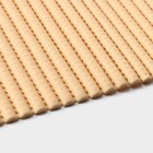 Коврик для ванной и туалета Доляна, 65×100 см, бежевый - Фото 4