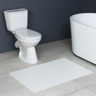 Коврик для ванной и туалета Доляна, 65×100 см, цвет белый - Фото 2