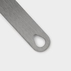 Лопатка кондитерская KONFINETTA, 20.5×4 см, рабочая часть 6×4 см, серебристая - Фото 6