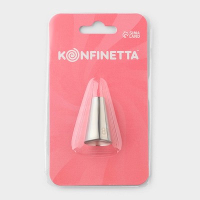 Насадка кондитерская KONFINETTA, d=1.8 см, № 80, нержавеющая сталь