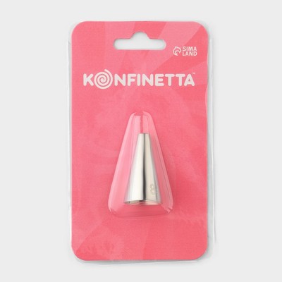 Насадка кондитерская KONFINETTA, d=1.8 см, № 81, нержавеющая сталь