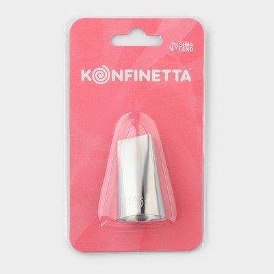 Насадка кондитерская KONFINETTA «Лепесток», d=2.5 см, № 126, нержавеющая сталь