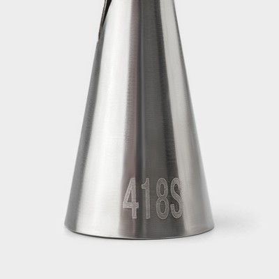 Насадка кондитерская KONFINETTA, d=1.8 см, № 418S, нержавеющая сталь