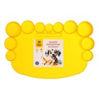 Коврик для творчества 345х230 мм "Мульти-Пульти", силиконовый, желтый - Фото 1