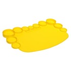 Коврик для творчества 345х230 мм "Мульти-Пульти", силиконовый, желтый - Фото 2