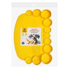 Коврик для творчества 345х230 мм "Мульти-Пульти", силиконовый, желтый - Фото 4