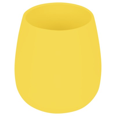 Стаканчик для рисования 290 мл "Мульти-Пульти", силиконовый, жёлтый