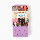 Колготки детские для девочки, цвет сиреневый, рост 104-110 см - Фото 4