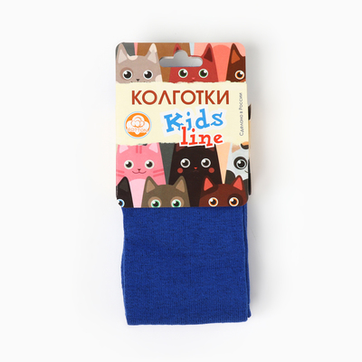 Колготки детские, синие, рост 68-74 см
