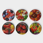 Крышка для консервирования Komfi «Калейдоскоп», ТО-100, жесть, винтовая, лак, литография, фасовка 15 шт., разноцветная - Фото 4