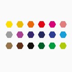 Карандаши 18 цветов, Carioca "Plus", дерево, шестигранные, грифель 4 мм, яркие цвета, премиум качество - фото 24529392