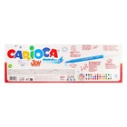 Фломастеры 36 цветов 50 штук, Carioca "Joy", тонкий наконечник, стойкие, легко смываемые и нетоксичные чернила, картонный пенал - Фото 9