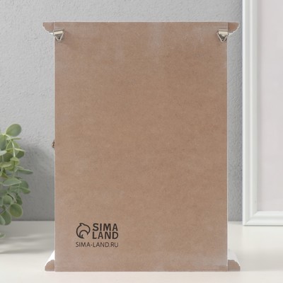 Ключница настенная «Олень», дерево, 6 крючков, 26.5×20.8×6.3 см