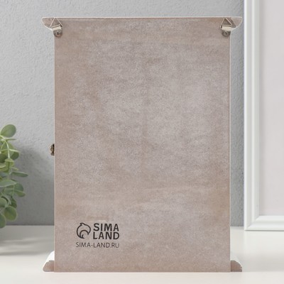 Ключница настенная «Лев в короне», дерево, 6 крючков, 26.5×20.8×6.3 см