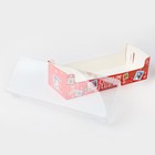 Коробка для кондитерских изделий с PVC крышкой «Почта», 30 х 8 х 11 см, Новый год - Фото 2